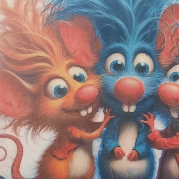 CLEARANCE SALE 50% Thats what fiends are for / 8 x9 inches Mixedmedia art - Picture 4 of 6